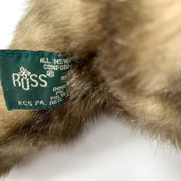 Russ Berrie 90’s Cappuccino Stuffed Teddy Bear Plush Plaid Bow - Picture 8 of 9